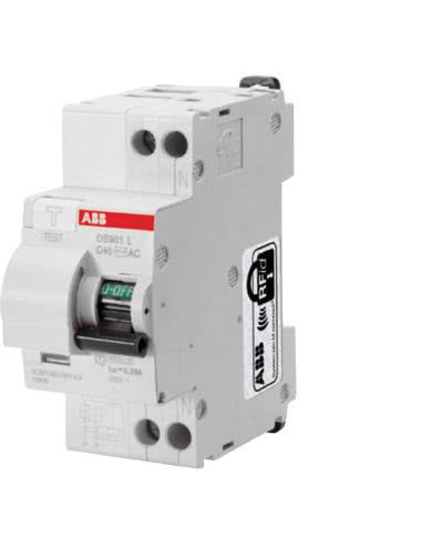 Abb DS91LC10A30 - Interruttore Magnetotermico Differenziale curva C 10A tipo A 30 mA 1P+N