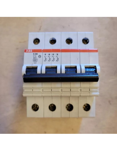 ABB EE 382 6 - S244 C10 INTERRUTTORE AUTOMATICO 4,5KA 4P